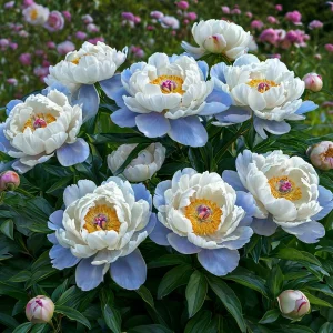 Пион Акварельный Этюд купить по цене от 806р. в интернет-магазине «Посадика» с доставкой почтой в в Кашине и по всей России – [изображение №1].